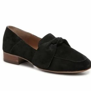 Anthropologie Franco Sarto Womens Abyss  Suede Slip On Loafers Shoes sz 8.5